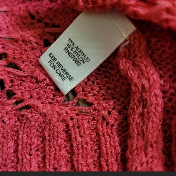 Cato Pink Lightweight Shrug (Small) - Picture 4 of 4